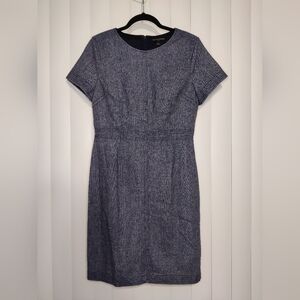 Banana Republic blue pencil dress size 8